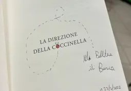 La copia autografata per la bibiloteca civica